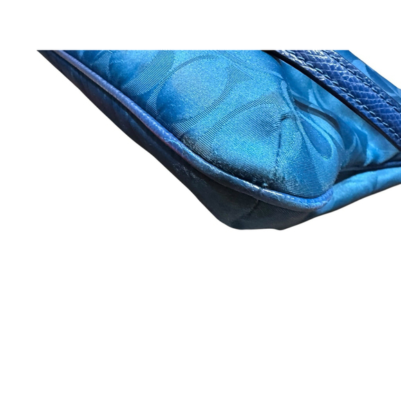 Coach CROSSBODY IN SIGNATURE NYLON Blue - Picture 8 of 14